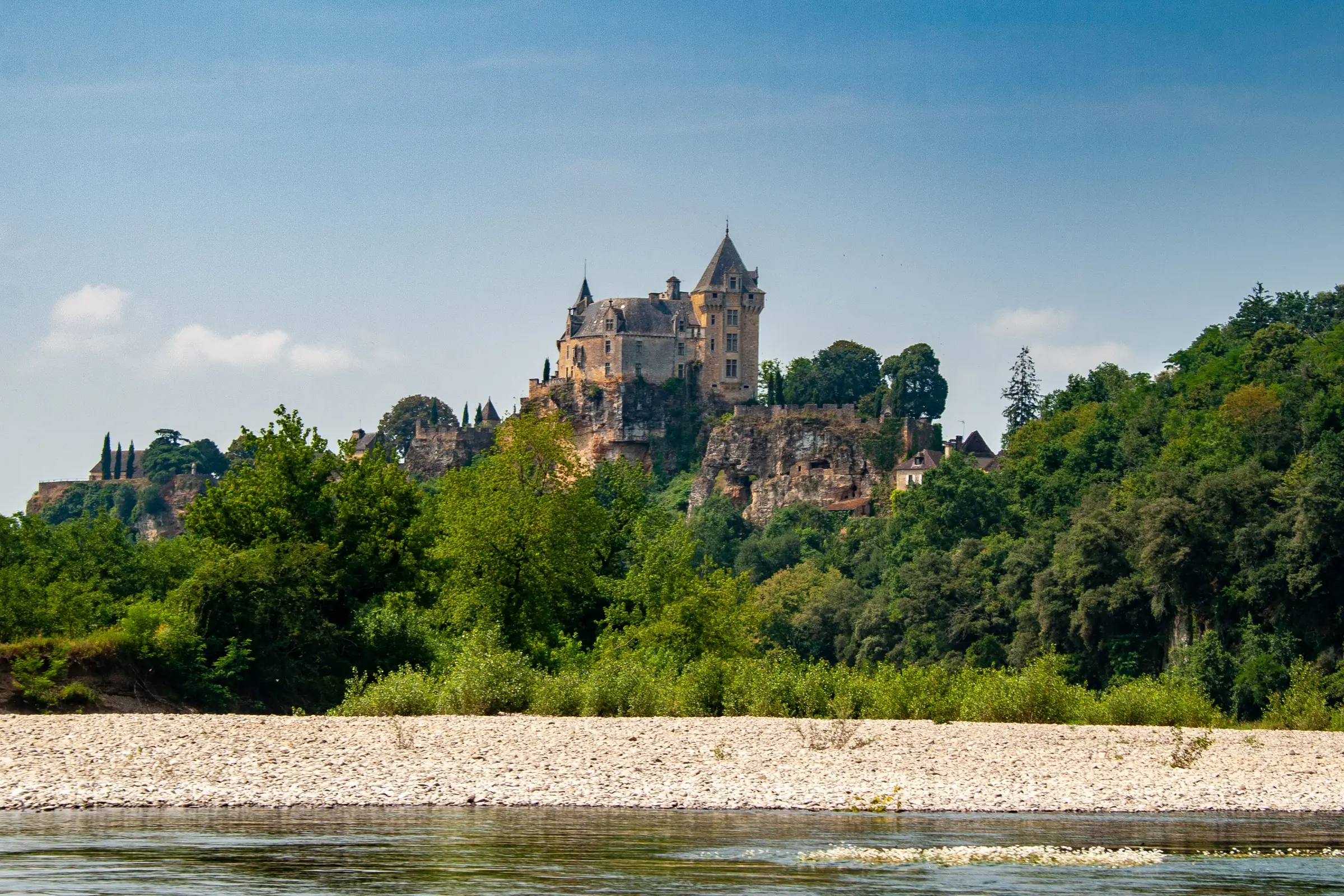 Cingle de Montfort — le château de Montfort au-dessus de la Dordogne