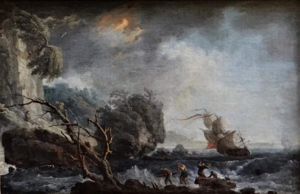Musée d’art et d’archéologie du Périgord (MAAP) — Fin d'une tempête d'Adrien Manglard, dans les collections du musée